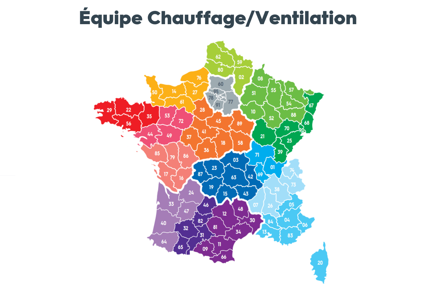 Carte avec zones cliquables